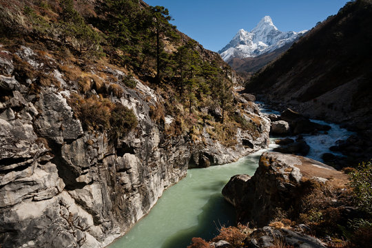 Dudh Koshi river