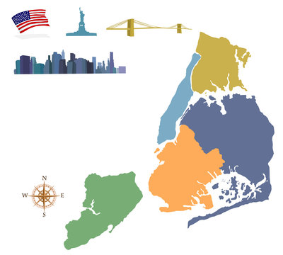 City map of New York