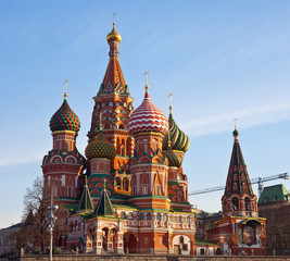 St. Basil's Cathedral on Red square, Moscow
