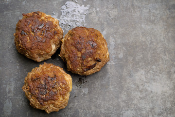 Fried meatballs