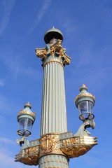 Fototapeta na wymiar Eclairage de la place de la concorde, Paris