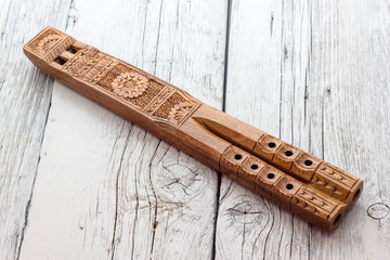 Flute double-barreled