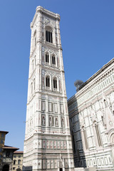 View of the Cathedral Santa Maria del Fiore in Florence, Italy