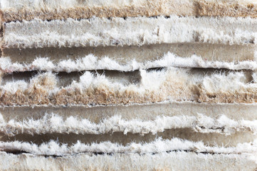 stacked brown recycled carton