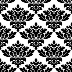Damask style arabesque pattern