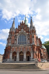 Fototapeta na wymiar Kościół św Józefa w Krakowie Podgórzu