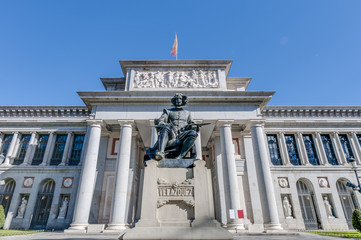 Naklejka premium Prado Museum in Madrid, Spain