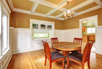 Dining room in an old house