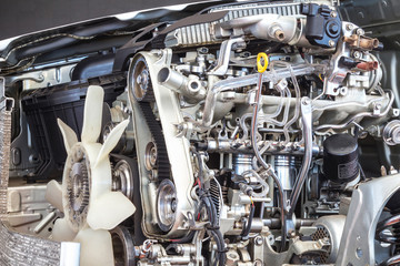 Part of car engine