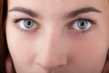 Portrait of a pretty girl  close up eye