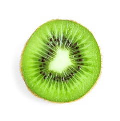 Fototapeta na wymiar Kiwi fruit slice
