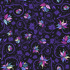 Seamless floral background