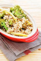 porridge with vegetables
