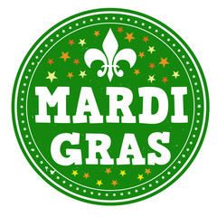 Mardi gras stamp