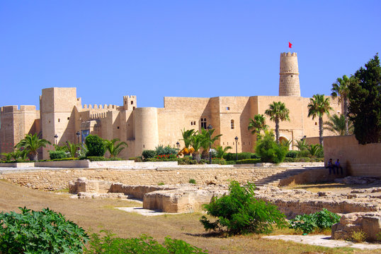 Ribat in Monastir in Tunisia, Africa