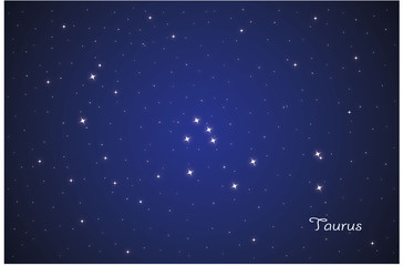 Fototapeta na wymiar Constellation Taurus