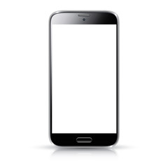 Smartphone realistic vector isolation. Modern mobile phone.