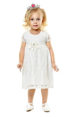 Little fairy with magic wand