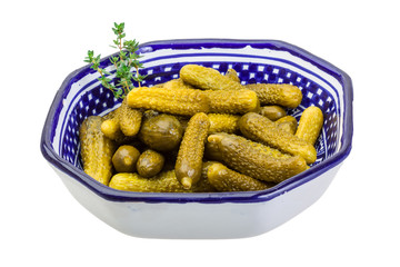 Marinated cucumbers