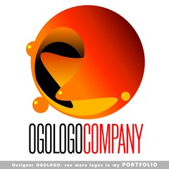 logo, global, swirl, business, vector, symbol