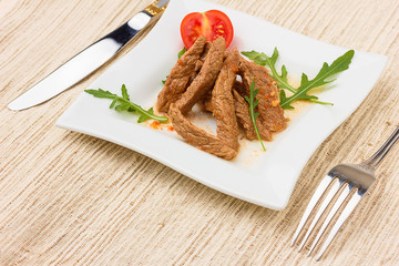 Veal with Vegetables