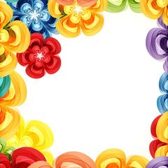 Fototapeta na wymiar Gift floral design background.