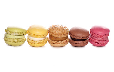 line of macaroons