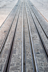 Fototapeta premium Tram tracks