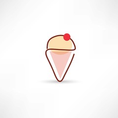 Ice-cream simple icon