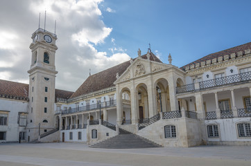 Fototapeta premium Old university of Coimbra, Portugal