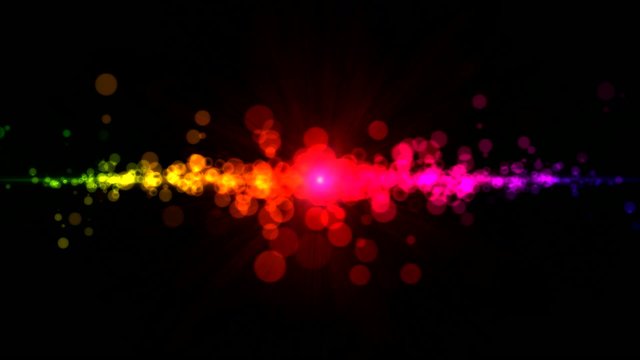 Abstract Particle Light Animation - Loop