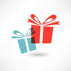 Two colored gifts