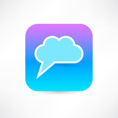 Bubble speech icon