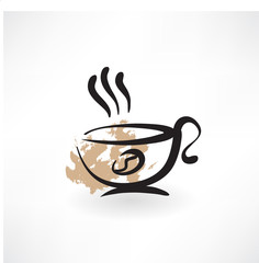 coffee cup grunge icon