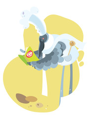 Cook Bird with Cook book