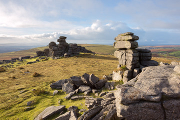 Great Staple Tor Dartmoor Devon Uk