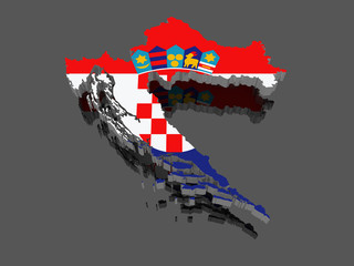 Map of Croatia