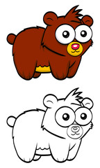 Cartoon bear