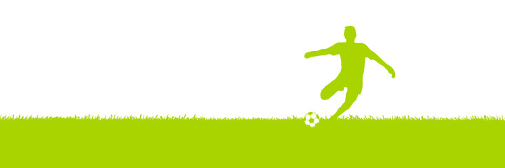 Fussballer Schuss © SimpLine