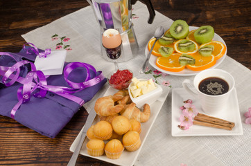 Breakfast still life