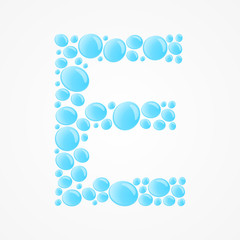 Alphabet. Letter E