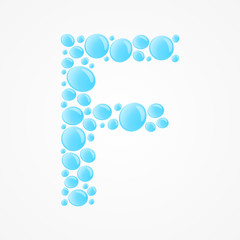 Alphabet. Letter F