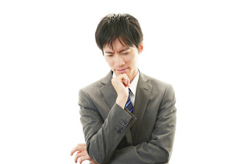 苦悩するビジネスマン