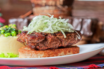Gourmet steak meat