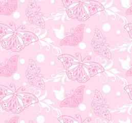 vector. floral background. seamless pattern. wallpaper