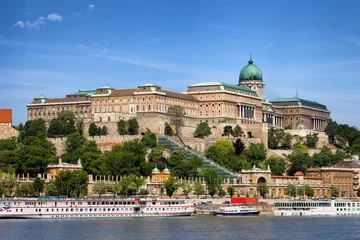 Fotobehang Buda-kasteel in Boedapest © Artur Bogacki