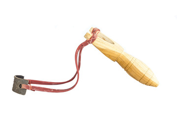 catapult on white background