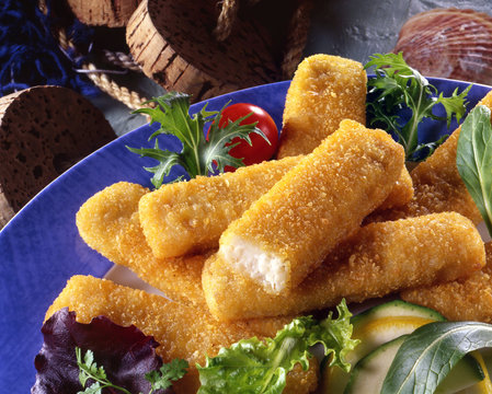 b&acirc;tonnets de poisson pan&eacute;