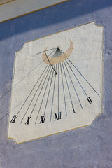 sundial clock, Banska Stiavnica, Slovakia