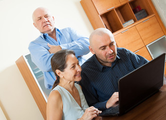 Fototapeta premium chief and workers